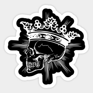 Queen Skull Sticker